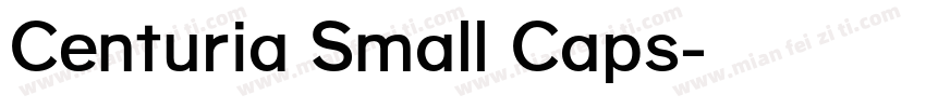 Centuria Small Caps字体转换